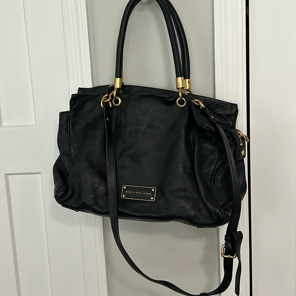 Marc by Marc Jacobs Black Leather Satchel